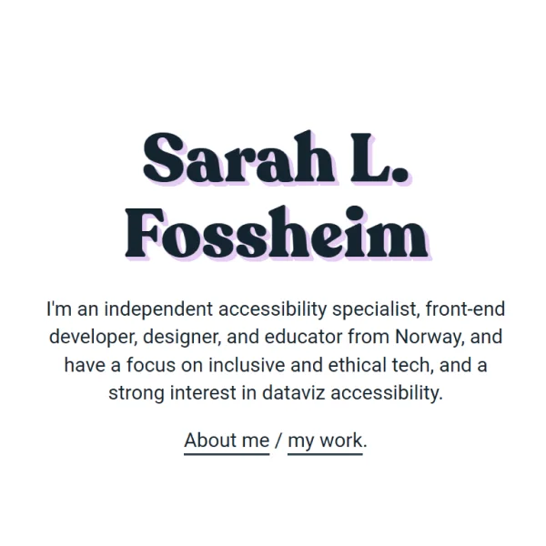 Sarah Fossheim - mastermind